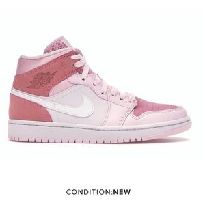 Jordan 1 Mid Digital Pink